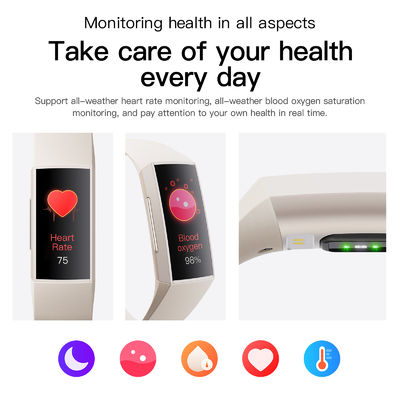Bluetooth-het Smart Watchhart Rate Blood Pressure Monitor van de Geschiktheidsarmband