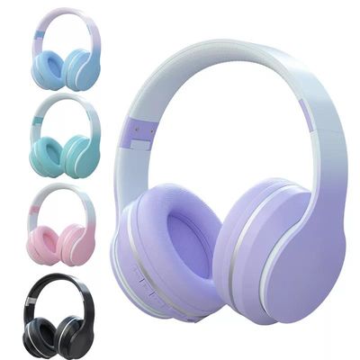 ABS de Hoofdtelefoons van Bluetooth over Oor, Vouwbare Lichtgewichthoofdtelefoons met Diepe Baarzen