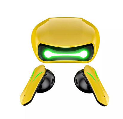 De gele van de de Oortelefoons HIFIoortelefoon van de Luchtauto TWS Draadloze Bluetooth Horzel Dor Earbud