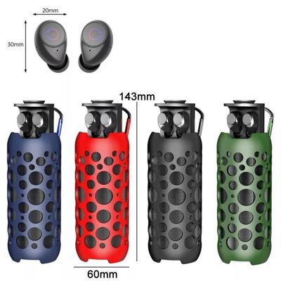 2 in 1 de Oortelefoonsradio van TWS Bluetooth met Openlucht Draagbare Spreker Mic Handsfree