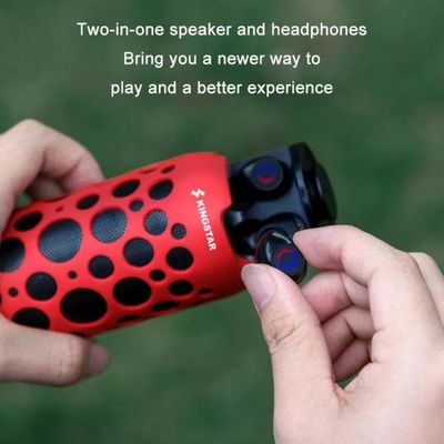 2 in 1 de Oortelefoonsradio van TWS Bluetooth met Openlucht Draagbare Spreker Mic Handsfree