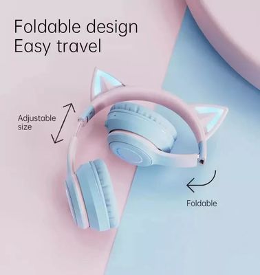 ABS de Draadloze Oortelefoons van Bluetooth van Jonge geitjesoortelefoons Lichtgevende met Microfoon