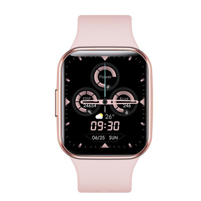 IP67 1,65 die Duim Bluetooth Smartwatch Q23 roepen het Vierkante de Kleurenscherm van het Vormsmart watch