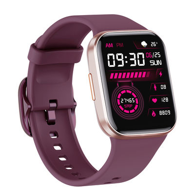 TPU-van de de Vorm Slimme Armband van Smartwatch van de Gezondheidsgeschiktheid Vierkante de Activiteitendrijver