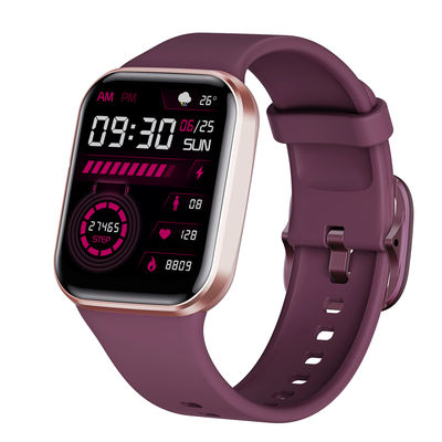 TPU-van de de Vorm Slimme Armband van Smartwatch van de Gezondheidsgeschiktheid Vierkante de Activiteitendrijver