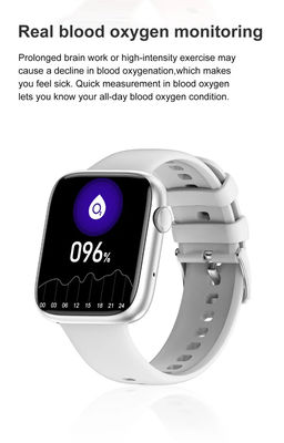 IP67 van de de SportBloeddruk van touch screensmartwatch het Waterdichte Hart Rate Monitor