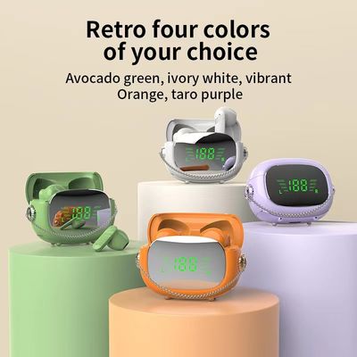 OEM ODM de Oortelefoons van Sportenbluetooth met Macaron-LEIDENE van bijlage Digitale Vertoningsspiegel