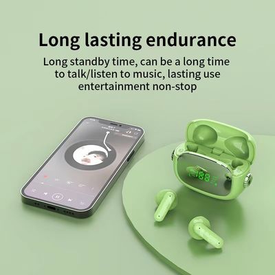 OEM ODM de Oortelefoons van Sportenbluetooth met Macaron-LEIDENE van bijlage Digitale Vertoningsspiegel