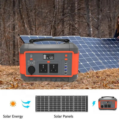 OEM LiFePO4 Draagbare ZonneKrachtcentrale600w AC Output voor Elektriciteitspannenoodsituatie Rescume