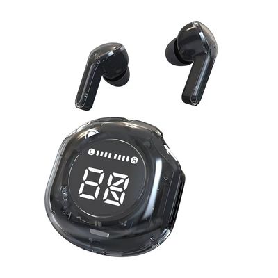 Draadloze oordopjes Bluetooth-koptelefoons 48,5 uur speeltijd met LED-digitaal display